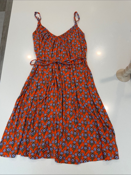 Boden Dresses & Skirts - Boden Orange and Blue Knit Tank Mini Dress Size 2